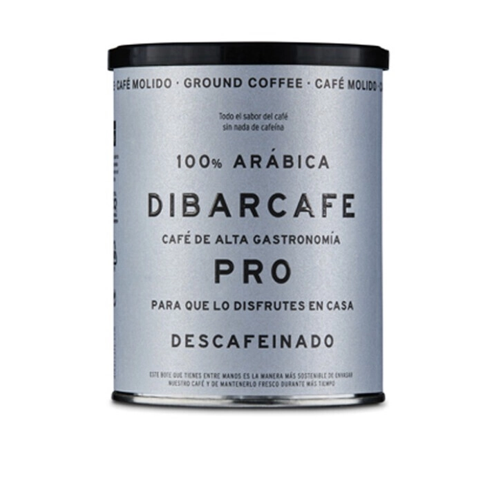 Dibarcafé 250 gram gemalen cafeïnevrije bonen