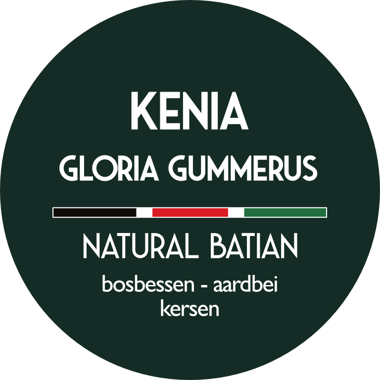 Limited Editions - Kenia Sakami single farmer lot - Gloria Gummerus natural batian - Direct Trade - vers gebrande koffie - 250 gram bonen