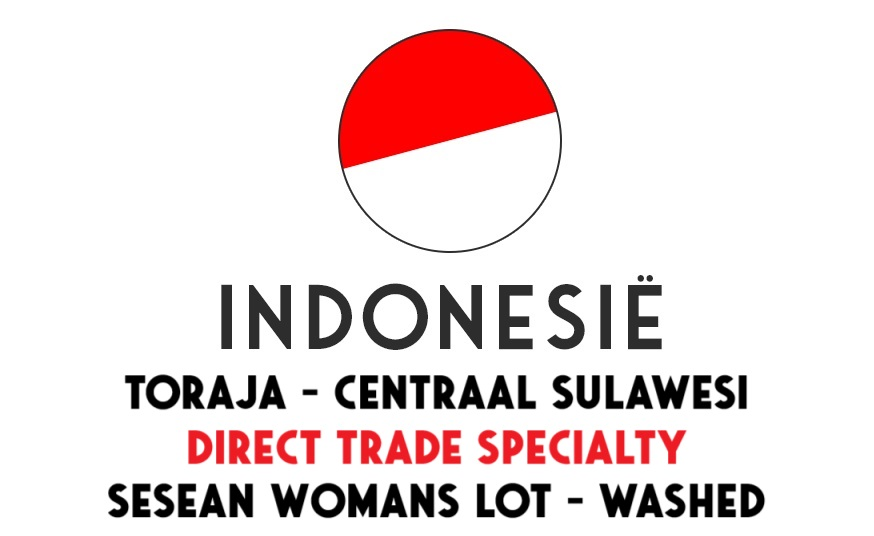 Indonesië Ontosoroh Coffee - Sesean womans lot washed - Direct Trade - ongebrand - 1 kg