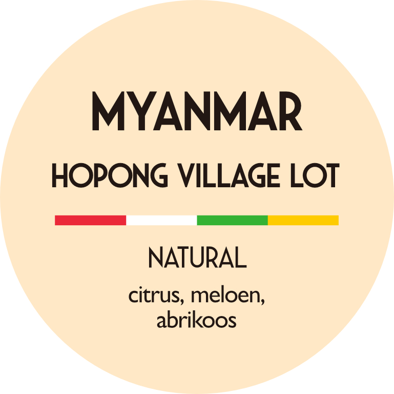 Myanmar Hopong basic blend Direct Trade vers gebrand 1000 gram