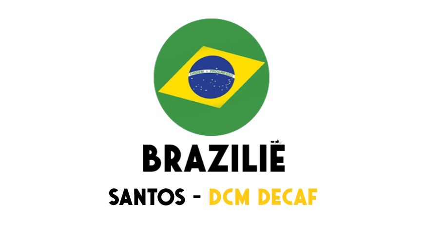 Brazilië Santos DCM Decaf - ongebrand - 1 kg