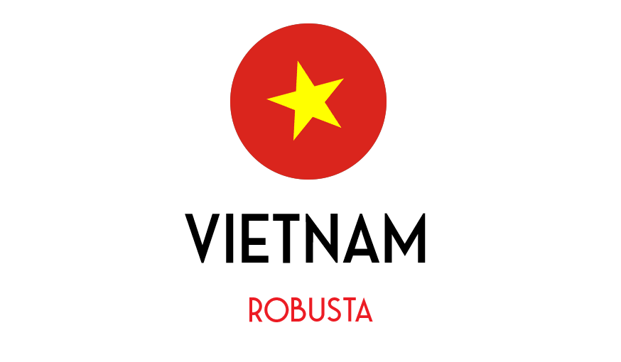 Vietnam Robusta 18WP – Ongebrand – 1 kg