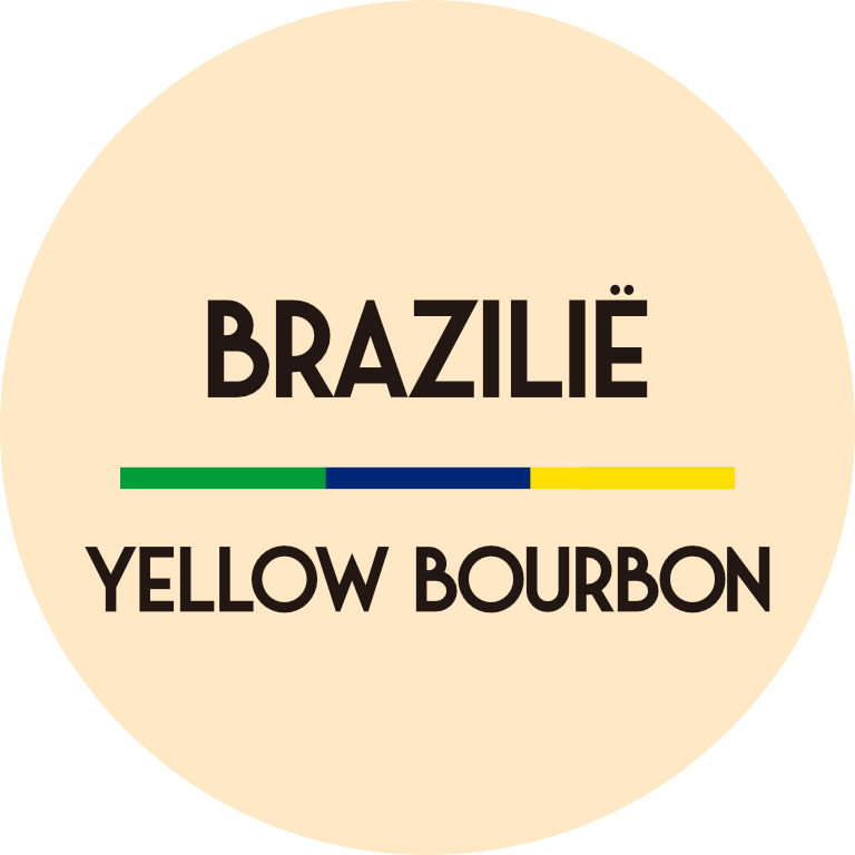 Brazilië Yellow Bourbon vers gebrand 1000 gram