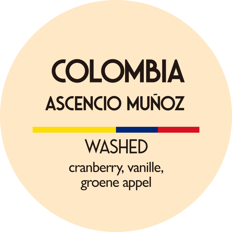 Colombia Argote Ascencio Munoz single farmer lot Direct Trade vers gebrand 1000 gram