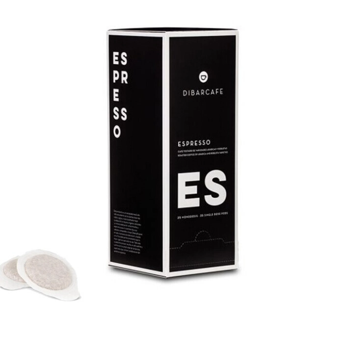 Dibarcafe ESE porties espresso (doos 25 st.)