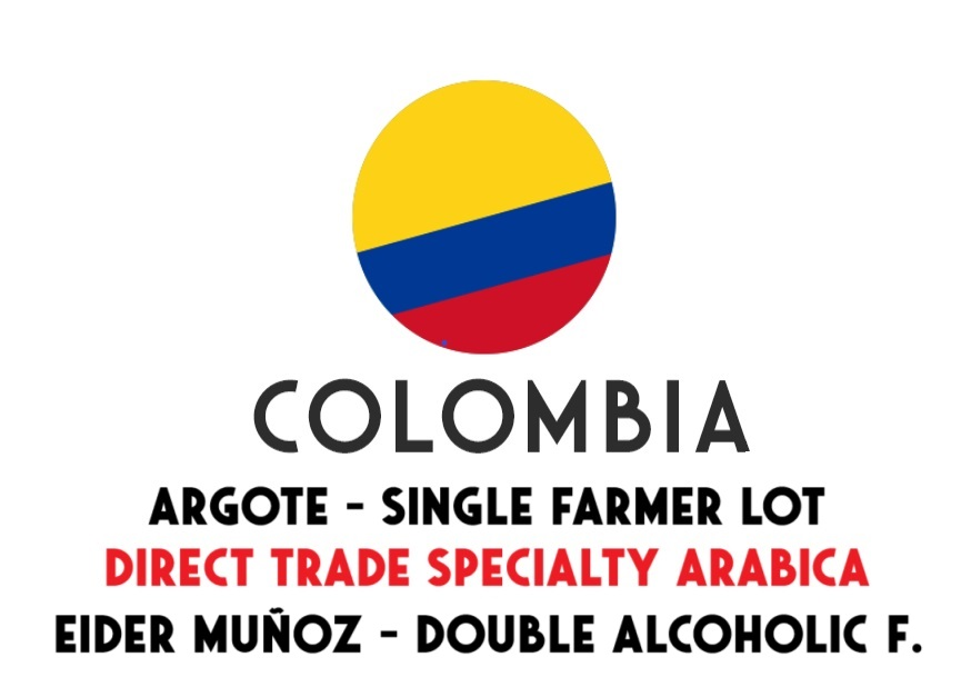Colombia Argote Eider Muñoz single farmer lot - Double alcoholic fermentation - Direct Trade - ongebrand - 1 kg