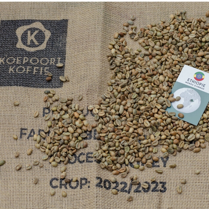 Ethiopië Mokka Djimmah grade 5 - ongebrand - 1 kg