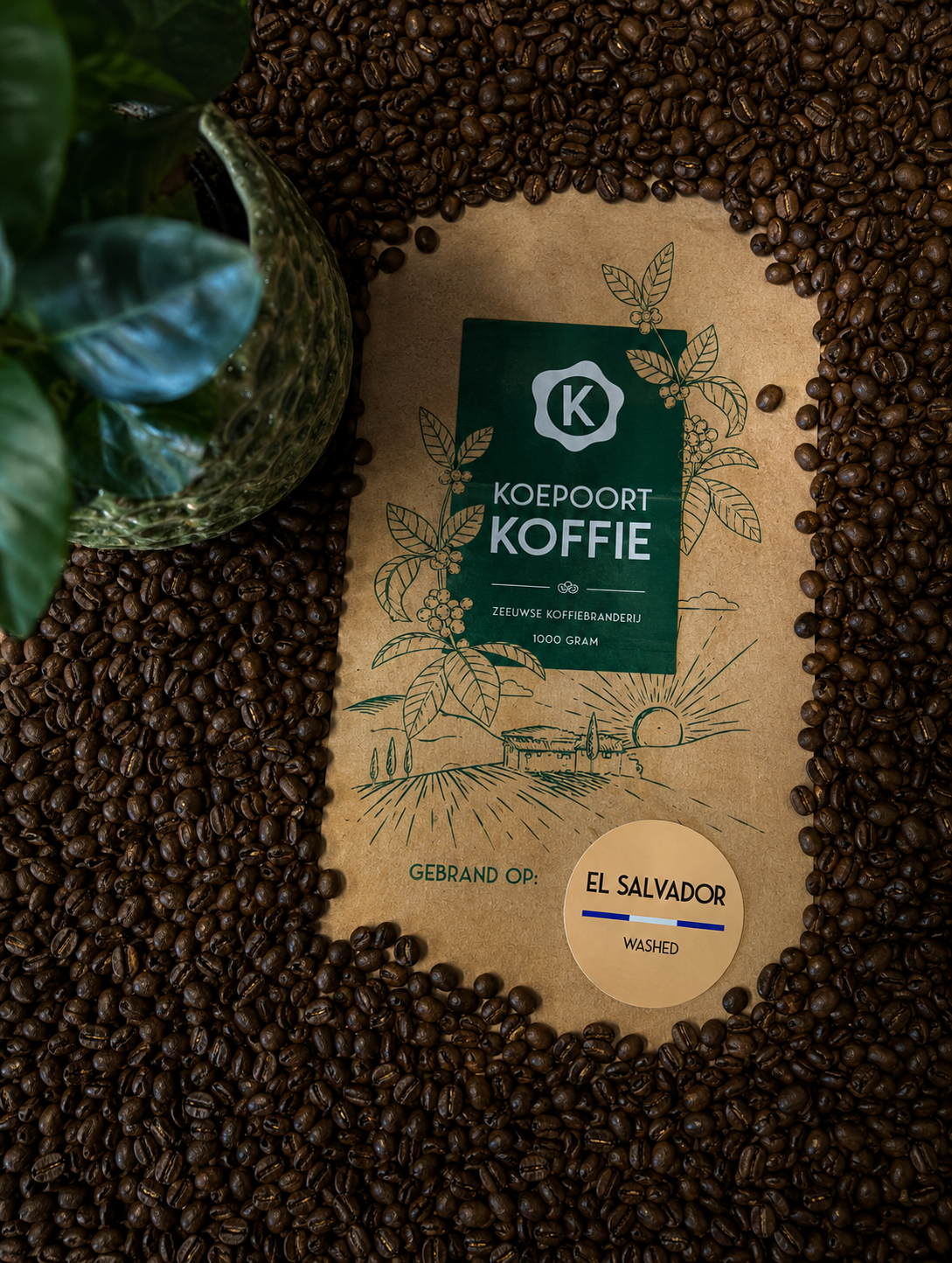 El Salvador vers gebrande koffie 1000 gram