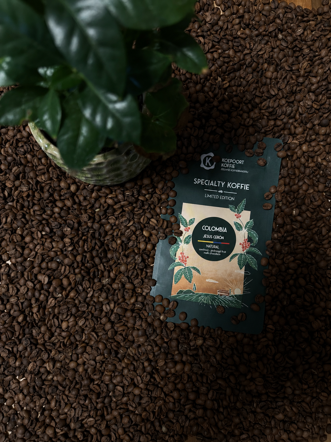 Limited Editions - Colombia Jésus Cerón natural - Direct Trade - vers gebrande koffie - 250 gram bonen